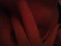 Sister's GF fingering pussy
